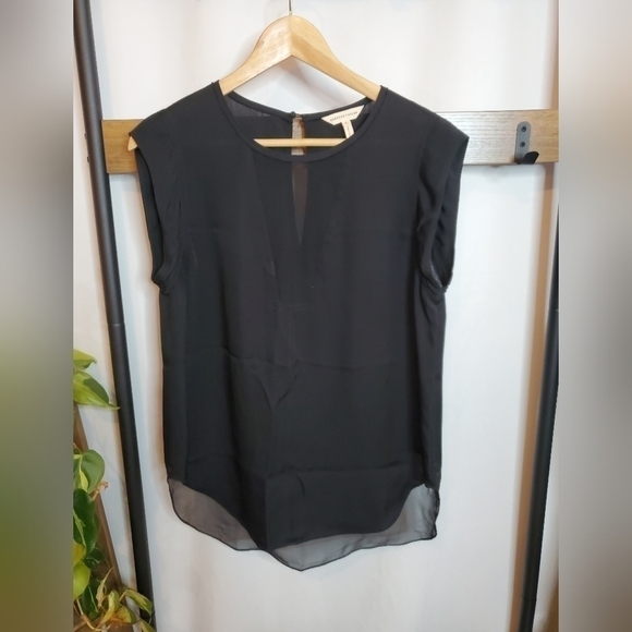 Rebecca taylor semi sheer blouse. Size 6. EUC - Picture 1 of 8